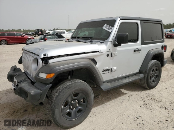 2022 Jeep Wrangler 80th Anniversary with VIN 1C4HJXAG8NW181325, listed as a Copart auction lot 49855655 with 27,763 mi miles and Salvage Title. Bid and sale history available at DreamBid. Image 1.