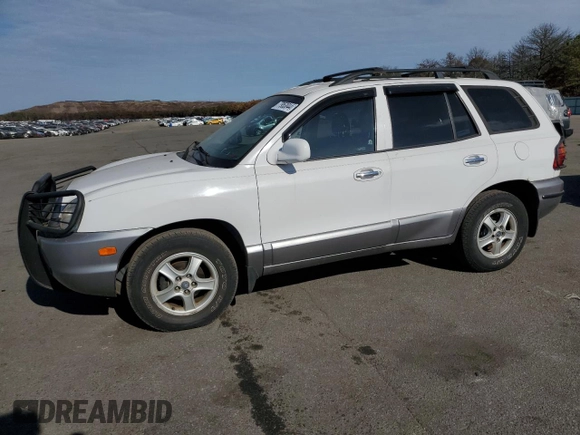 2002 Hyundai Santa Fe GLS with VIN KM8SC13D42U162953, listed as a Copart auction lot 77953044 with 98,463 mi miles and Clean Title. Bid and sale history available at carsss.com. Image 1.
