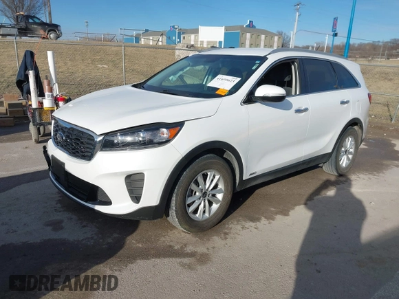 2020 Kia Sorento LX with VIN 5XYPGDA37LG656124, listed as a IAAI auction lot 41695623 with 66,803 mi miles. Bid and sale history available at carsss.com. Image 20.