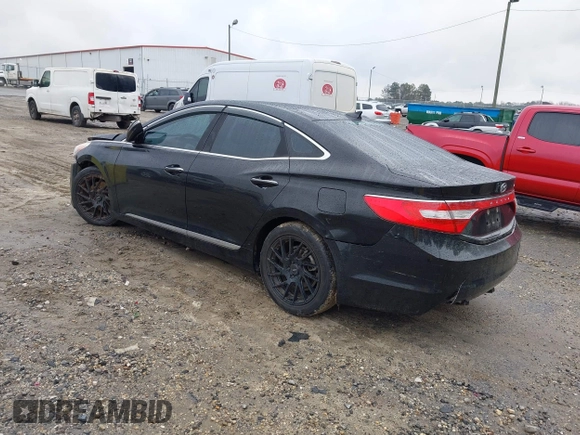 2017 Hyundai Azera Limited with VIN KMHFH4JGXHA590988, listed as a IAAI auction lot 41615025 with 100,751 mi miles and . Bid and sale history available at DreamBid. Image 3.