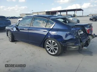 2013 Honda Accord Sport with VIN 1HGCR2F5XDA216408, listed as a Copart auction lot 54956235 with 151,112 mi miles and Salvage Title. Bid and sale history available at DreamBid. Image 2.