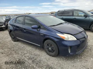 2013 Toyota Prius One with VIN JTDKN3DU4D1723892, listed as a Copart auction lot 57532325 with Not Provided miles and Clean Title. Bid and sale history available at DreamBid. Image 4.