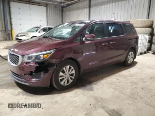 2018 Kia Sedona LX with VIN KNDMB5C14J6395781, listed as a Copart auction lot 47040825 with 150,983 mi miles and Salvage Title. Bid and sale history available at carsss.com. Image 1.