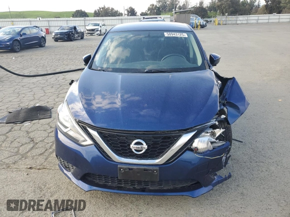 2017 Nissan Sentra S with VIN 3N1AB7AP1HY230136, listed as a Copart auction lot 50943125 with 64,616 mi miles and Salvage Title. Bid and sale history available at carsss.com. Image 5.