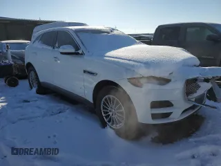 2019 Jaguar F-Pace 25t with VIN SADCS2FX0KA391899, listed as a Copart auction lot 42417155 with 103,728 mi miles and Salvage title. Bid and sale history available at DreamBid. Image 4.