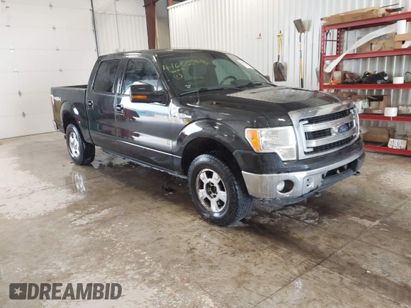 2013 Ford F-150 XL with VIN 1FTFW1EF0DFA07061, listed as a IAAI auction lot 41655268 with 286,537 mi miles. Bid and sale history available at carsss.com. Image 1.