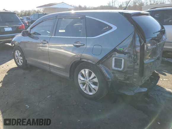 2013 Honda CR-V EX with VIN 2HKRM4H57DH668406, listed as a Copart auction lot 43614265 with 0 mi miles and Salvage Title. Bid and sale history available at carsss.com. Image 2.