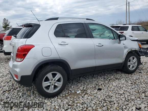 2020 Chevrolet Trax LT with VIN KL7CJLSB5LB029669, listed as a Copart auction lot 50790185 with 0 mi miles and Non Repairable. Bid and sale history available at carsss.com. Image 3.