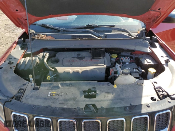 2018 Jeep Compass Sport with VIN 3C4NJCAB7JT102162, listed as a Copart auction lot 44654385 with 40,599 mi miles and Salvage Title. Bid and sale history available at carsss.com. Image 14.