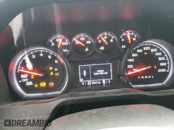 2022 Chevrolet Silverado 1500 Custom Trail Boss with VIN 3GCPDCED4NG506191, listed as a Copart auction lot 42057715 with 95,471 mi miles and Salvage Title. Bid and sale history available at DreamBid. Image 9.