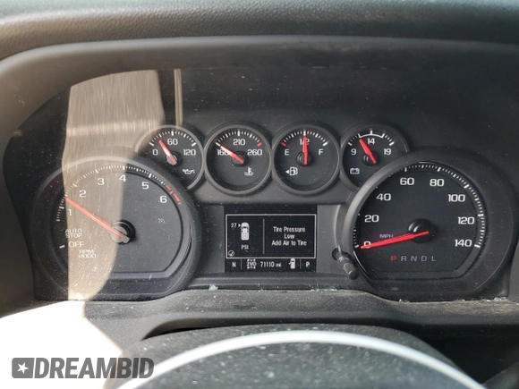 2022 Chevrolet Silverado 1500 Custom Trail Boss with VIN 3GCPDCEK5NG524097, listed as a Copart auction lot 68689454 with 71,110 mi miles and Salvage Title. Bid and sale history available at carsss.com. Image 9.