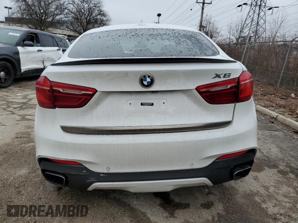 2016 BMW X6 xDrive35i with VIN 5UXKU2C55G0N78815, listed as a Copart auction lot 35872463 with 0 mi miles. Bid and sale history available at carsss.com. Image 6.