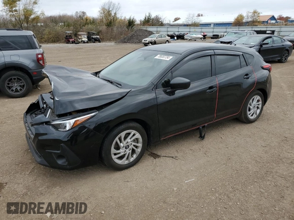 2024 Subaru Impreza with VIN JF1GUABC3R8240535, listed as a Copart auction lot 78650734 with 26,321 mi miles and Salvage Title. Bid and sale history available at carsss.com. Image 1.