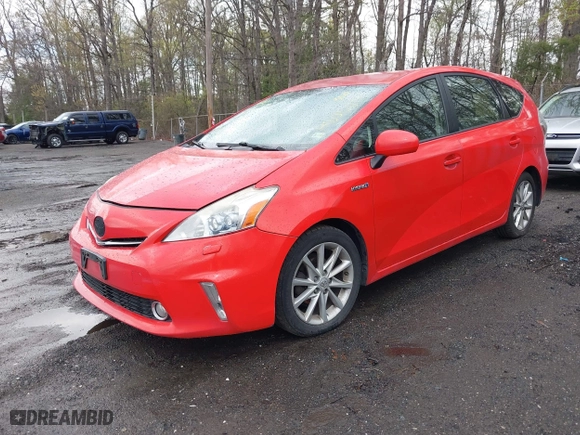 2013 Toyota Prius v Two with VIN JTDZN3EU6D3213495, listed as a IAAI auction lot 42015097 with 310,486 mi miles. Bid and sale history available at carsss.com. Image 17.