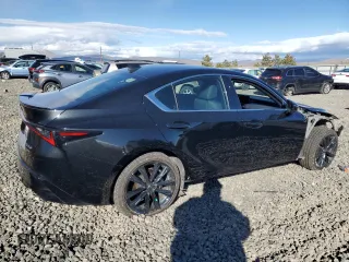 2023 Lexus IS 350 F Sport with VIN JTHGZ1E25P5031776, listed as a Copart auction lot 45744285 with 13,190 mi miles and Salvage title. Bid and sale history available at DreamBid. Image 3.