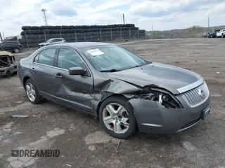 2010 Mercury Milan with VIN 3MEHM0HA1AR607173, listed as a IAAI auction lot 42044373 with 182,474 mi miles. Bid and sale history available at carsss.com. Image 1.