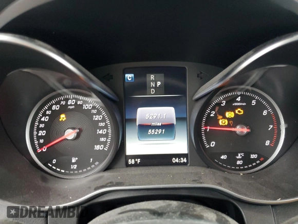 2017 Mercedes-Benz GLC with VIN WDC0G4JB9HF119221, listed as a Copart auction lot 53653555 with 55,291 mi miles and Salvage Title. Bid and sale history available at carsss.com. Image 9.