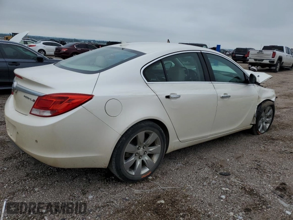 2013 Buick Regal Turbo Premium 1 with VIN 2G4GS5EV0D9247682, listed as a Copart auction lot 64256555 with Not provided miles and Salvage title. Bid and sale history available at DreamBid. Image 3.