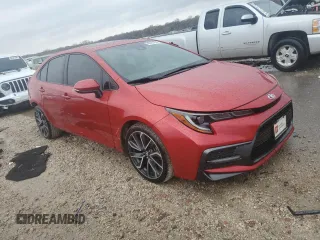 2020 Toyota Corolla XSE with VIN JTDT4RCE5LJ037959, listed as a Copart auction lot 80001954 with 84,643 mi miles and Salvage Title. Bid and sale history available at carsss.com. Image 4.