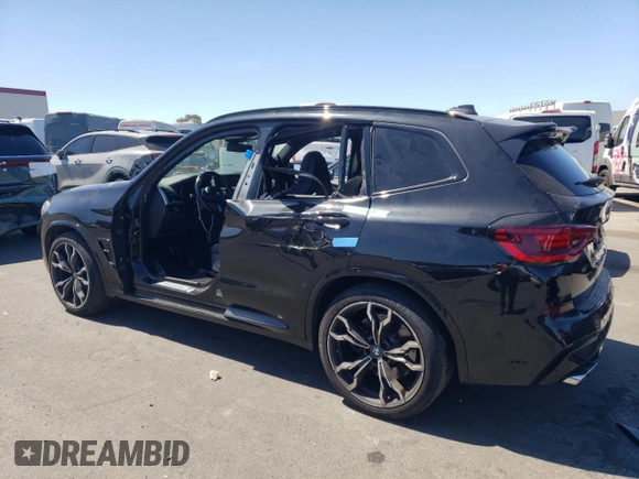 2020 BMW X3 M Competition with VIN 5YMTS0C00LLT10341, listed as a Copart auction lot 66440314 with 34,357 mi miles and Salvage Title. Bid and sale history available at carsss.com. Image 2.