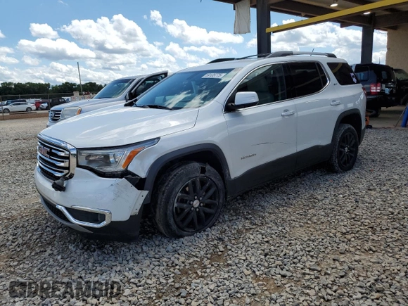 2018 GMC Acadia SLT with VIN 1GKKNMLS8JZ207851, listed as a Copart auction lot 59108775 with 162,449 mi miles and Salvage title. Bid and sale history available at DreamBid. Image 1.