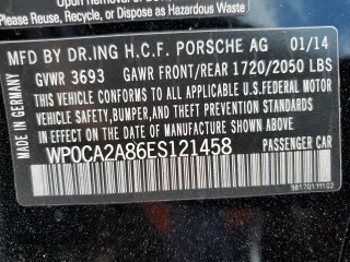2014 Porsche Boxster z VIN WP0CA2A86ES121458, wystawiony jako Copart lot #74421144 z przebiegiem 22 533 mil mil oraz Czysty tytuł • Clean title. Historia ofert i sprzedaży dostępna na DreamBid. Obrazek 12.