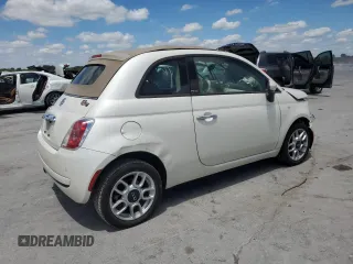 2015 FIAT 500 Pop with VIN 3C3CFFDR2FT501947, listed as a Copart auction lot 58386745 with 75,576 mi miles and Clean title. Bid and sale history available at DreamBid. Image 3.