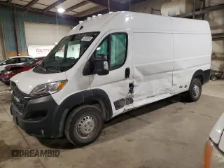 2024 Ram ProMaster Cargo Tradesman with VIN 3C6LRVDG8RE133348, listed as a Copart auction lot 43589995 with Not Provided miles and Salvage Title. Bid and sale history available at DreamBid. Image 1.