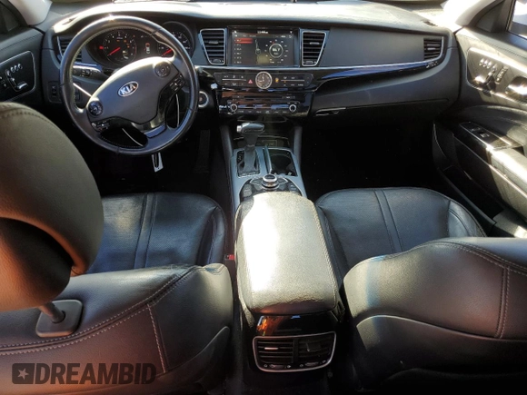 2016 Kia K900 Premium with VIN KNALT4D36G6031354, listed as a Copart auction lot 79992234 with 146,192 mi miles and Salvage Title. Bid and sale history available at carsss.com. Image 8.