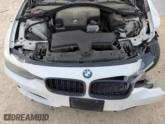 2014 BMW 3 Series 328i with VIN WBA3C1C52EK111563, listed as a Copart auction lot 51465165 with 142,125 mi miles and Salvage title. Bid and sale history available at DreamBid. Image 11.