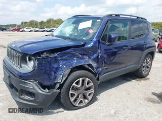 2017 Jeep Renegade Latitude with VIN ZACCJBBB2HPG58400, listed as a IAAI auction lot 42045596 with 52,978 mi miles and . Bid and sale history available at DreamBid. Image 6.