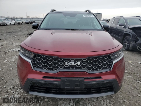 2022 Kia Sorento X-Line S with VIN 5XYRLDLC1NG096248, listed as a Copart auction lot 85910474 with 75,526 mi miles and Salvage Title. Bid and sale history available at DreamBid. Image 5.