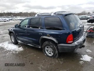 2002 Dodge Durango Sport with VIN 1B4HS38N62F206466, listed as a Copart auction lot 83207134 with 154,145 mi miles and Salvage Title. Bid and sale history available at carsss.com. Image 2.