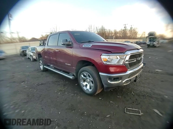 2019 Ram 1500 Big Horn/Lone Star with VIN 1C6SRFFT6KN738398, listed as a Copart auction lot 82381664 with 89,937 mi miles and Salvage Title. Bid and sale history available at carsss.com. Image 11.