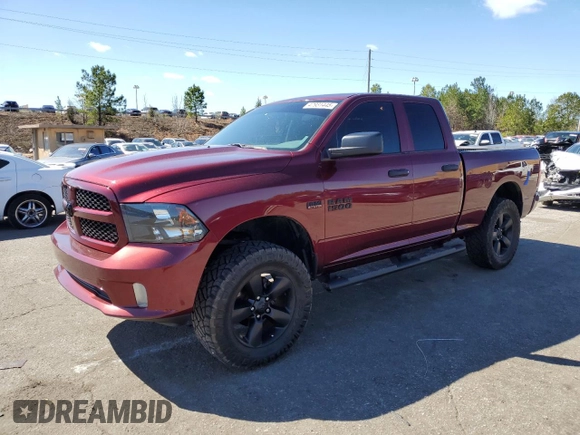 2018 Ram 1500 Tradesman with VIN 1C6RR6FT2JS244604, listed as a Copart auction lot 47931445 with 130,440 mi miles and Salvage title. Bid and sale history available at DreamBid. Image 1.