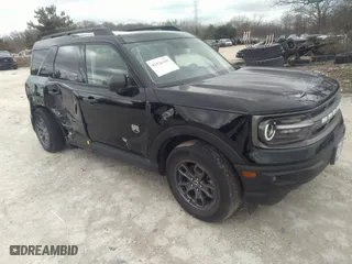 2022 Ford Bronco Sport Big Bend with VIN 3FMCR9B67NRE31849, listed as a IAAI auction lot 41926101 with 23,698 mi miles. Bid and sale history available at carsss.com. Image 1.