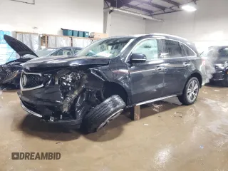 2019 Acura MDX Technology with VIN 5J8YD4H54KL034427, listed as a Copart auction lot 87233334 with 81,896 mi miles and Salvage title. Bid and sale history available at DreamBid. Image 1.