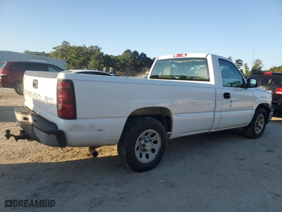 2006 Chevrolet Silverado 1500 Work Truck with VIN 3GCEC14X76G263200, listed as a Copart auction lot 74415544 with 0 mi miles and Clean Title. Bid and sale history available at carsss.com. Image 3.