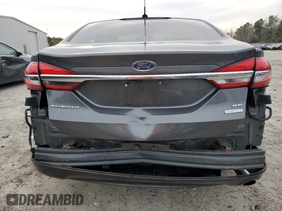 2017 Ford Fusion SE with VIN 3FA6P0HD3HR394415, listed as a Copart auction lot 49712895 with 96,066 mi miles and Salvage Title. Bid and sale history available at carsss.com. Image 6.