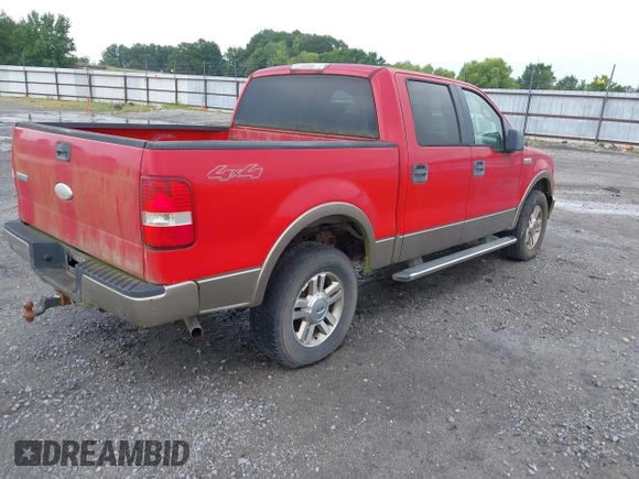 2006 Ford F-150 XLT with VIN 1FTPW14596FA24232, listed as a IAAI auction lot 42685423 with 204,411 mi miles and . Bid and sale history available at DreamBid. Image 4.