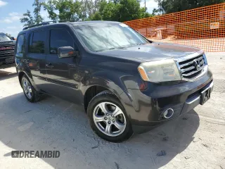 2012 Honda Pilot EX-L with VIN 5FNYF3H53CB025497, listed as a Copart auction lot 55122755 with 220,003 mi miles and Salvage Title. Bid and sale history available at DreamBid. Image 4.