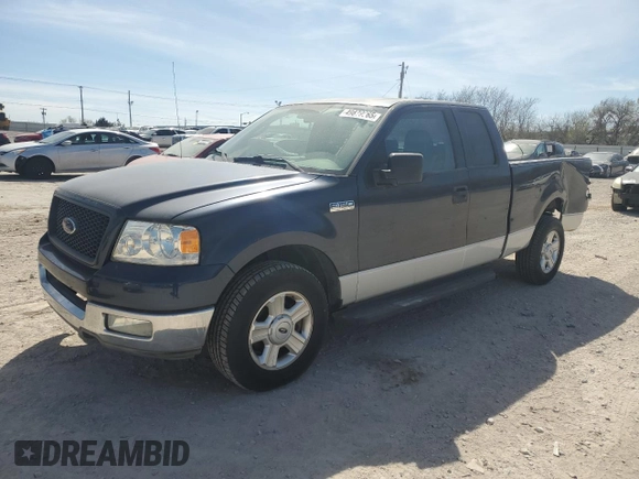 2004 Ford F-150 XL with VIN 1FTPX12554NA82051, listed as a Copart auction lot 49879965 with 136,726 mi miles and Salvage title. Bid and sale history available at DreamBid. Image 1.