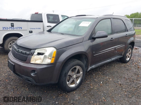 2007 Chevrolet Equinox LT with VIN 2CNDL63F576251914, listed as a IAAI auction lot 41971151 with 197,413 mi miles. Bid and sale history available at carsss.com. Image 2.