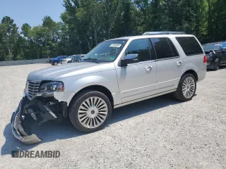 2015 Lincoln Navigator with VIN 5LMJJ2HTXFEJ06214, listed as a Copart auction lot 62408995 with 97,229 mi miles and Salvage title. Bid and sale history available at DreamBid. Image 1.