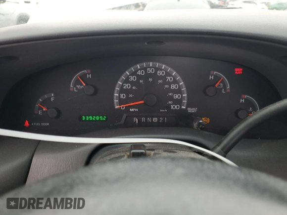2002 Ford F-150 XL with VIN 1FTRF172X2NB77521, listed as a Copart auction lot 43993885 with 339,289 mi miles and Salvage Title. Bid and sale history available at carsss.com. Image 9.