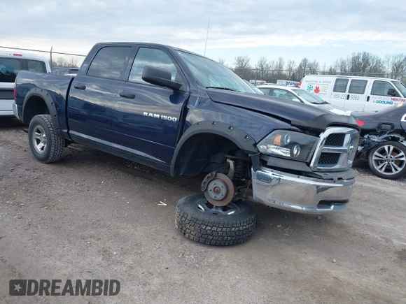 2012 Ram 1500 Tradesman with VIN 1C6RD7KP1CS283779, listed as a IAAI auction lot 41888577 with 137,905 mi miles and . Bid and sale history available at DreamBid. Image 1.