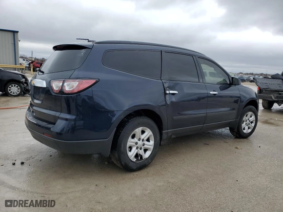 2017 Chevrolet Traverse LS with VIN 1GNKRFKD5HJ105275, listed as a Copart auction lot 45091705 with 177,160 mi miles and Salvage Title. Bid and sale history available at carsss.com. Image 3.