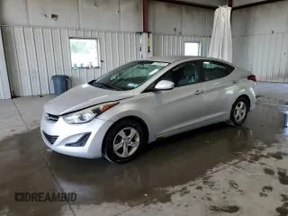2015 Hyundai Elantra SE with VIN 5NPDH4AE7FH595940, listed as a Copart auction lot 63385525 with 187,591 mi miles and Salvage title. Bid and sale history available at DreamBid. Image 1.