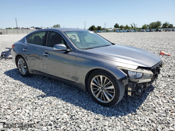 2018 Infiniti Q50 3.0t LUXE with VIN JN1EV7APXJM363429, listed as a Copart auction lot 52607035 with 103,253 mi miles and Clean Title. Bid and sale history available at carsss.com. Image 4.