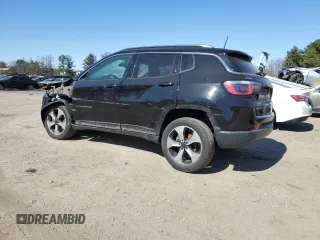 2018 Jeep Compass Altitude z VIN 3C4NJDBB9JT361305, wystawiony jako Copart lot #50126355 z przebiegiem 49 810 mil mil oraz Szkoda całkowita • Salvage title. Historia ofert i sprzedaży dostępna na DreamBid. Obrazek 2.